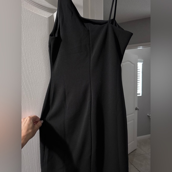 Lulus Late Night Love Black One-shoulder Bodycon Dress - Size XS - Picture 5 of 5